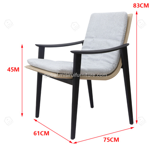 Dining Room Chairs With Armrest Fynn with armrest dining room set Supplier